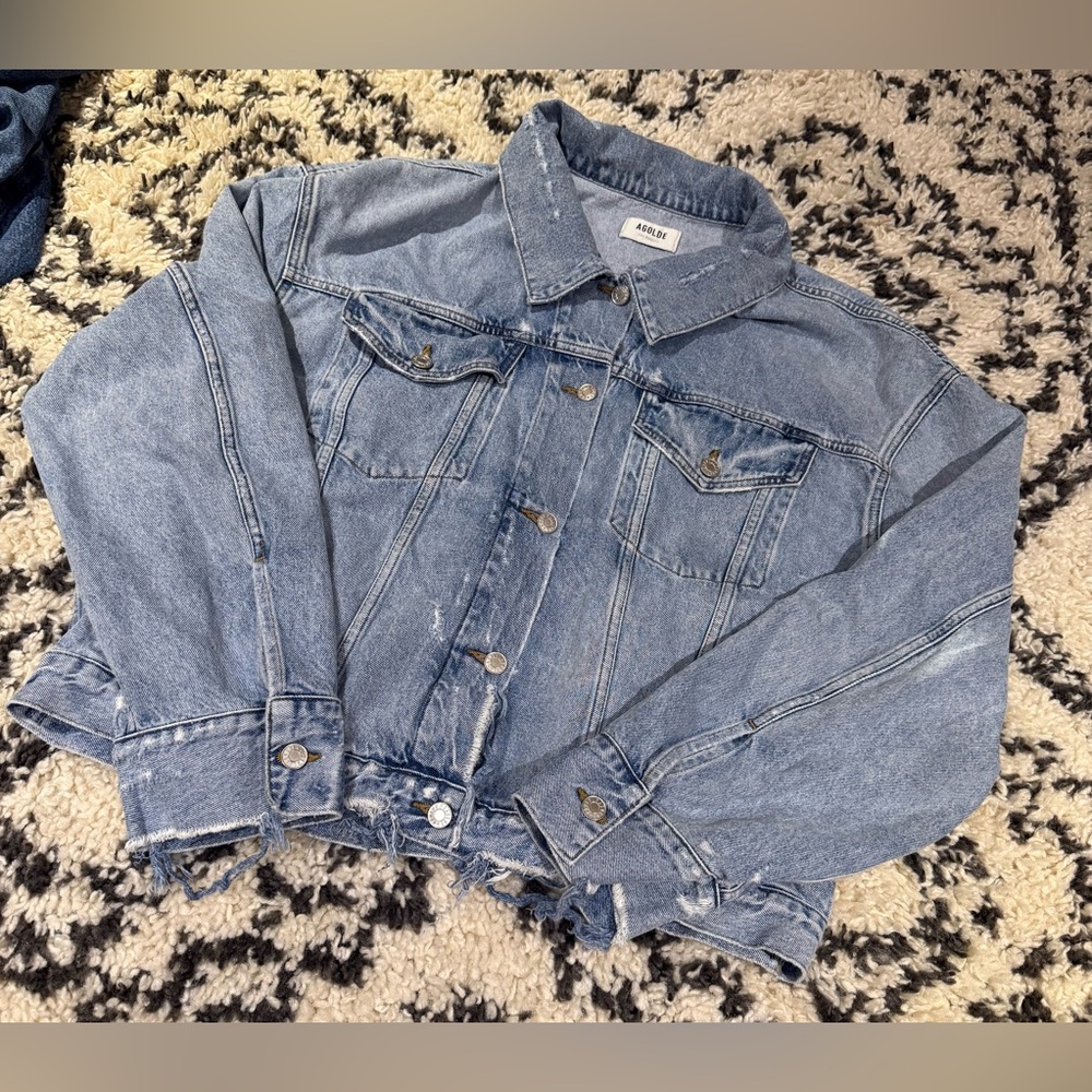 Agolde denim jacket.